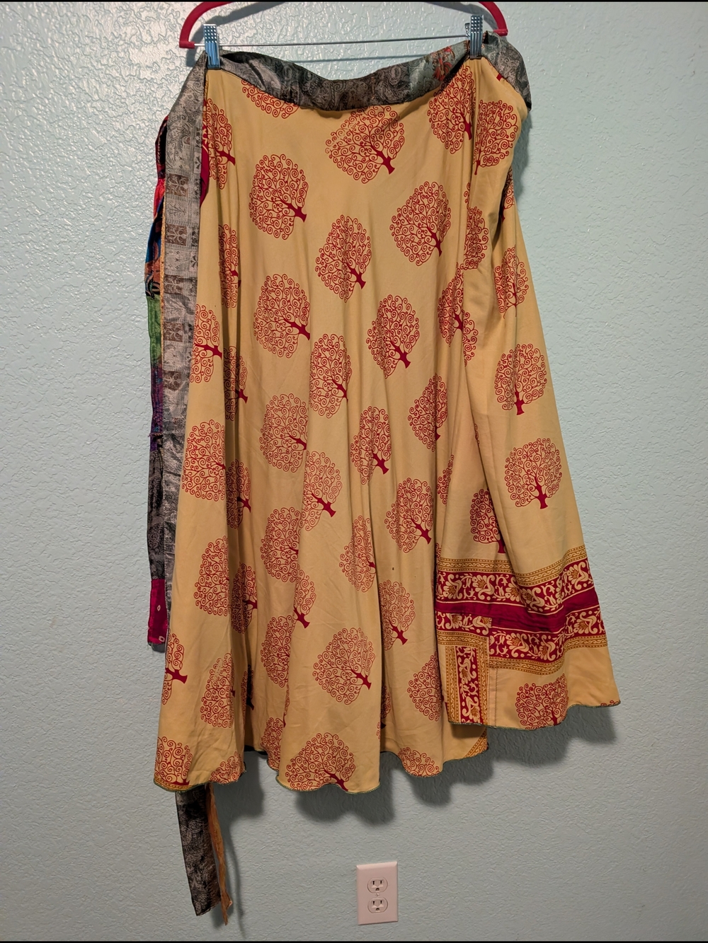 Reversible Magic Wrap Skirt Recycled Saris